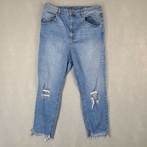 ASOS Distressed Women's Jeans 34x30 (Measured 32x25) Denim‎ Blue